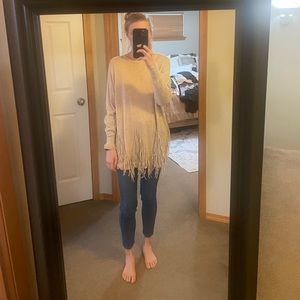 Fringe sweater